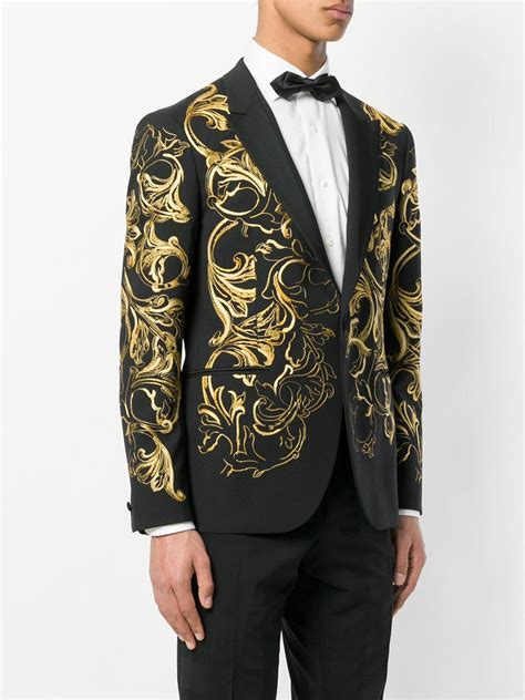 black versace suit jacket|Versace men's jacket for sale.